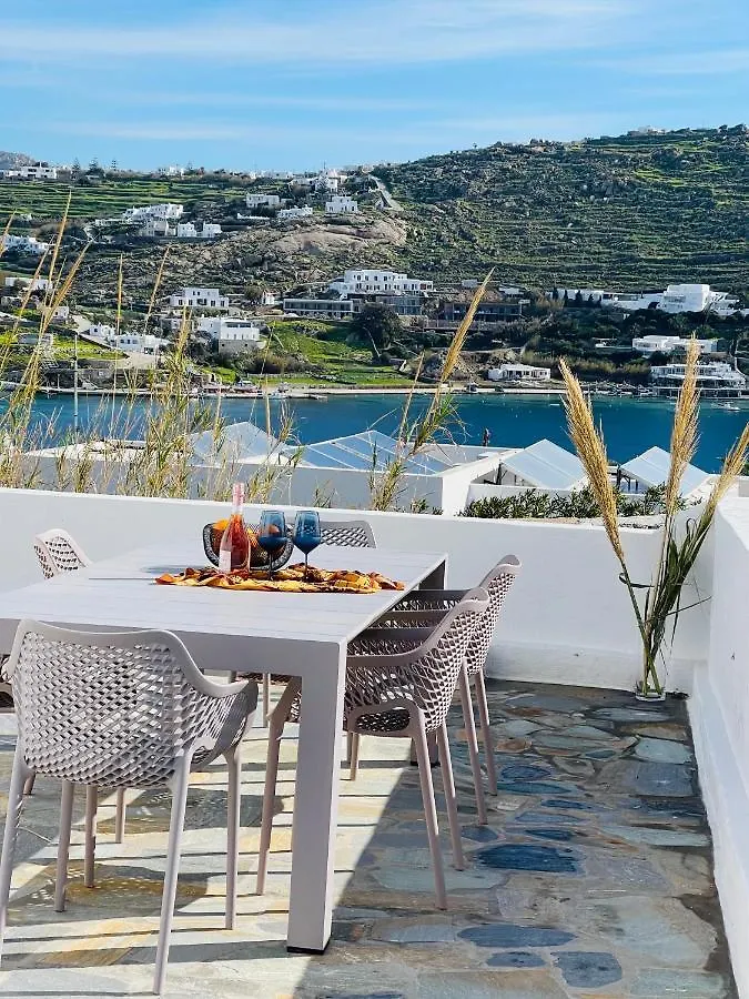 Villa Modern Cycladic Sea View House Ornos  Сasa de vacaciones