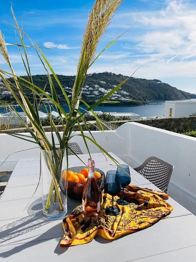 Сasa de vacaciones Villa Modern Cycladic Sea View House Ornos