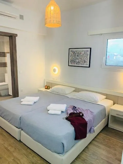 Modern Cycladic Sea View House Villa Ornos  Yunanistan